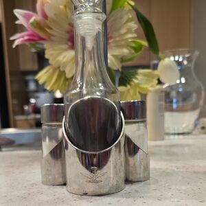 Elegant Silver Condiment Set